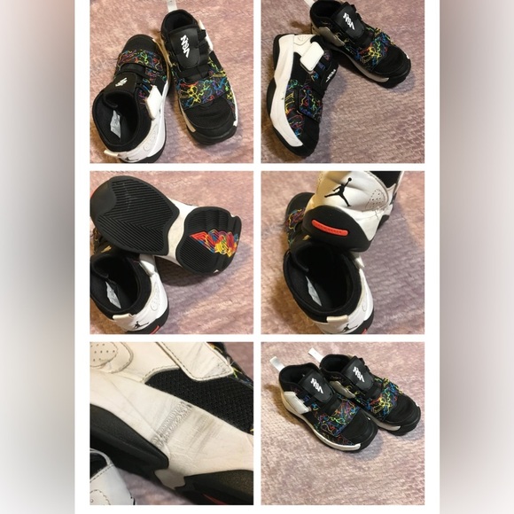 Jordan Black and White Sneakers with Sleek Design - Picture 5 of 5